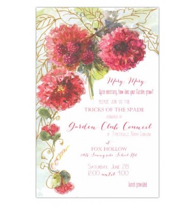 Bridal Shower Invitations, Berries and Dahlia, Odd Balls